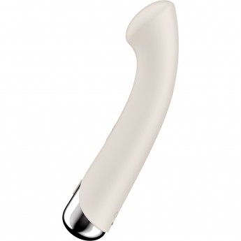 Вибратор для точки G с ротацией SATISFYER SPINNING G-SPOT 1 бежевый